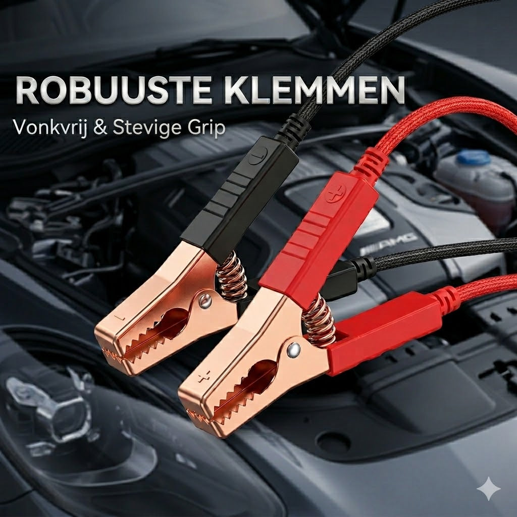 Slimme 12V Acculader 15A  Snel Opladen voor Auto, Motor & Camper