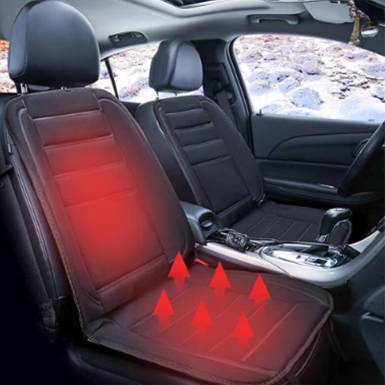 Verwarmde Autostoelhoes 12V Warm in 30 Seconden