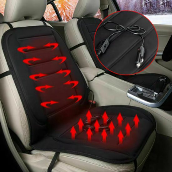 Verwarmde Autostoelhoes 12V Warm in 30 Seconden