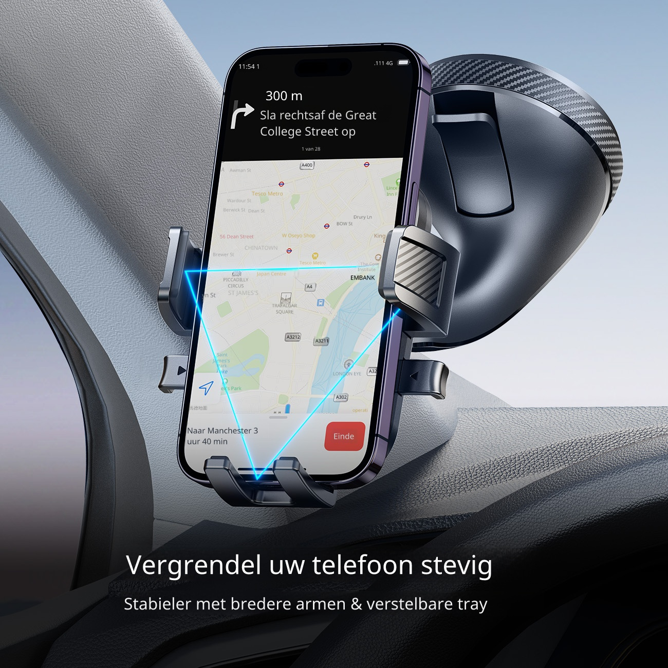 Joyroom Universele Magneet Autohouder - Vacuüm Bevestiging & 360° Draaibaar