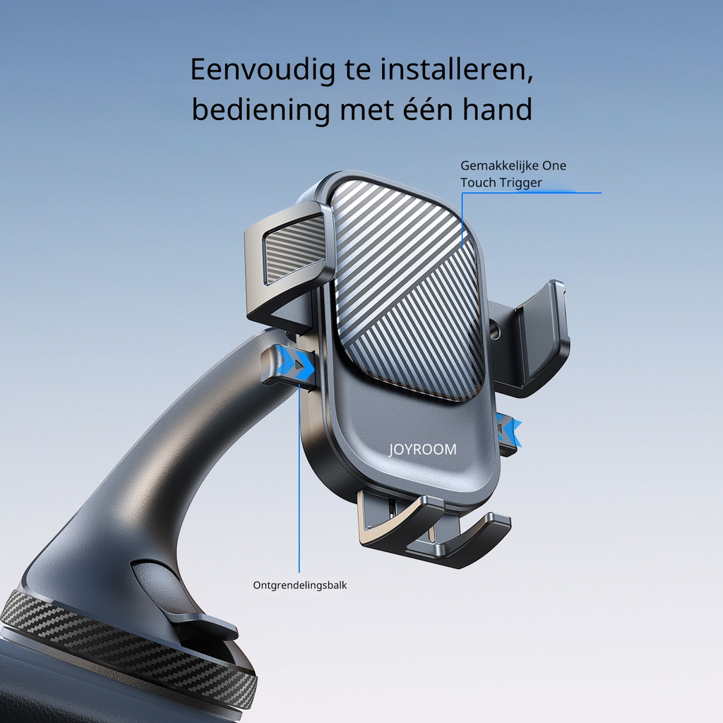 Joyroom Universele Magneet Autohouder - Vacuüm Bevestiging & 360° Draaibaar