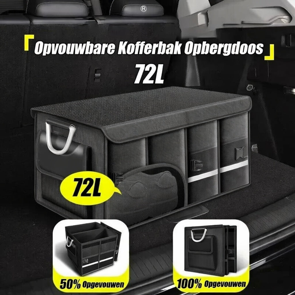 Waterdichte Kofferbak Organizer 72 Liter